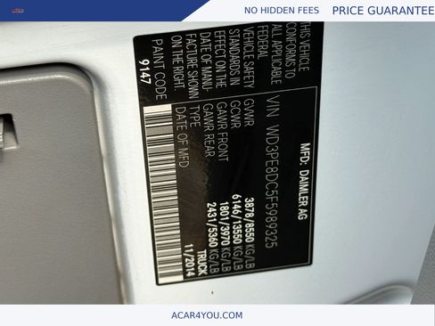 Used 2015 Mercedes-Benz Sprinter 2500 image 19
