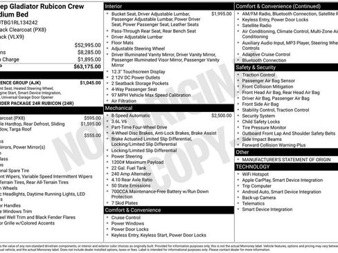 Used 2024 Jeep Gladiator Rubicon w/ Convenience Group image 9