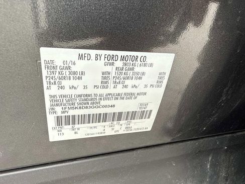 Used 2016 Ford Explorer XLT w/ Equipment Group 202A AWD/4WD image 30