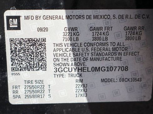 Used 2021 Chevrolet Silverado 1500 High Country w/ Technology Package image 54