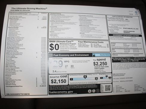 Used 2026 BMW X3 xDrive30 image 21