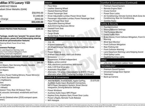 Used 2019 Cadillac XT5 Luxury image 31