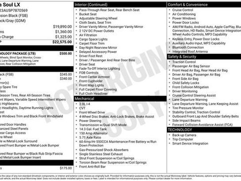 Used 2023 Kia Soul LX w/ LX Technology Package FWD image 27
