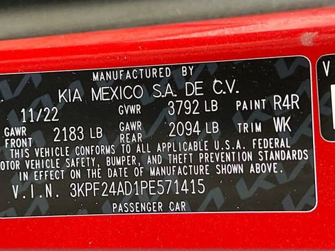 Certified 2023 Kia Forte LXS w/ LXS Technology Package image 29