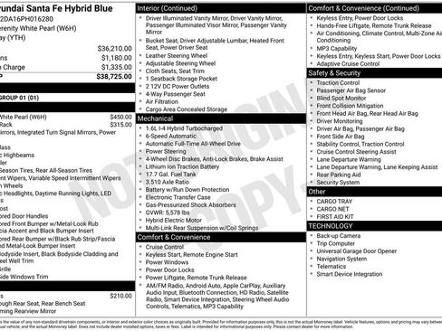 Used 2023 Hyundai Santa Fe Blue image 9