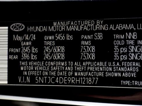Used 2024 Hyundai Santa Cruz SEL w/ Activity Package FWD image 47
