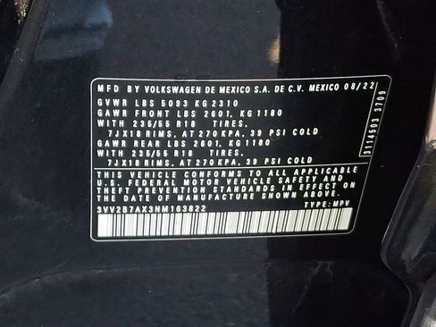 Certified 2022 Volkswagen Tiguan SE w/ Panoramic Sunroof Package image 28