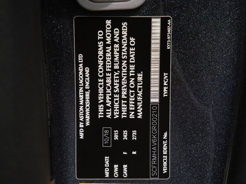 Used 2019 Aston Martin DBS Superleggera RWD image 36