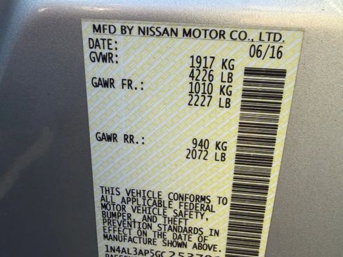 Used 2016 Nissan Altima 2.5 SV FWD image 26