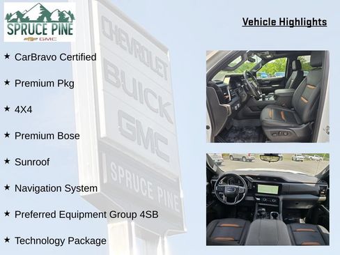 Certified 2024 GMC Sierra 1500 AT4 w/ Technology Package AWD/4WD image 9