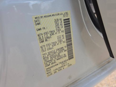 Used 2017 Nissan Frontier S w/ S Work Truck Package (4X4) image 40