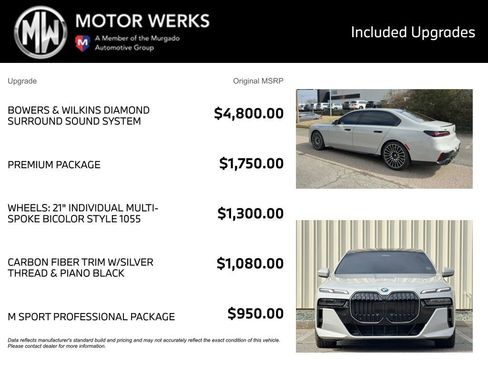 Used 2025 BMW 760i xDrive w/ Premium Package image 4