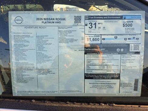 New 2026 Nissan Rogue Platinum w/ Platinum Premium Package image 35