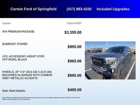 Used 2020 GMC Sierra 1500 AT4 w/ AT4 Premium Package image 5