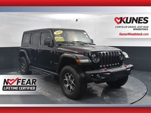 Used 2020 Jeep Wrangler Unlimited Rubicon w/ Steel Bumper Group image 1