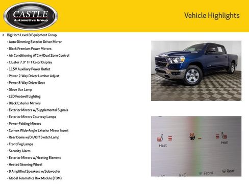 Used 2023 RAM 1500 Big Horn AWD/4WD image 8