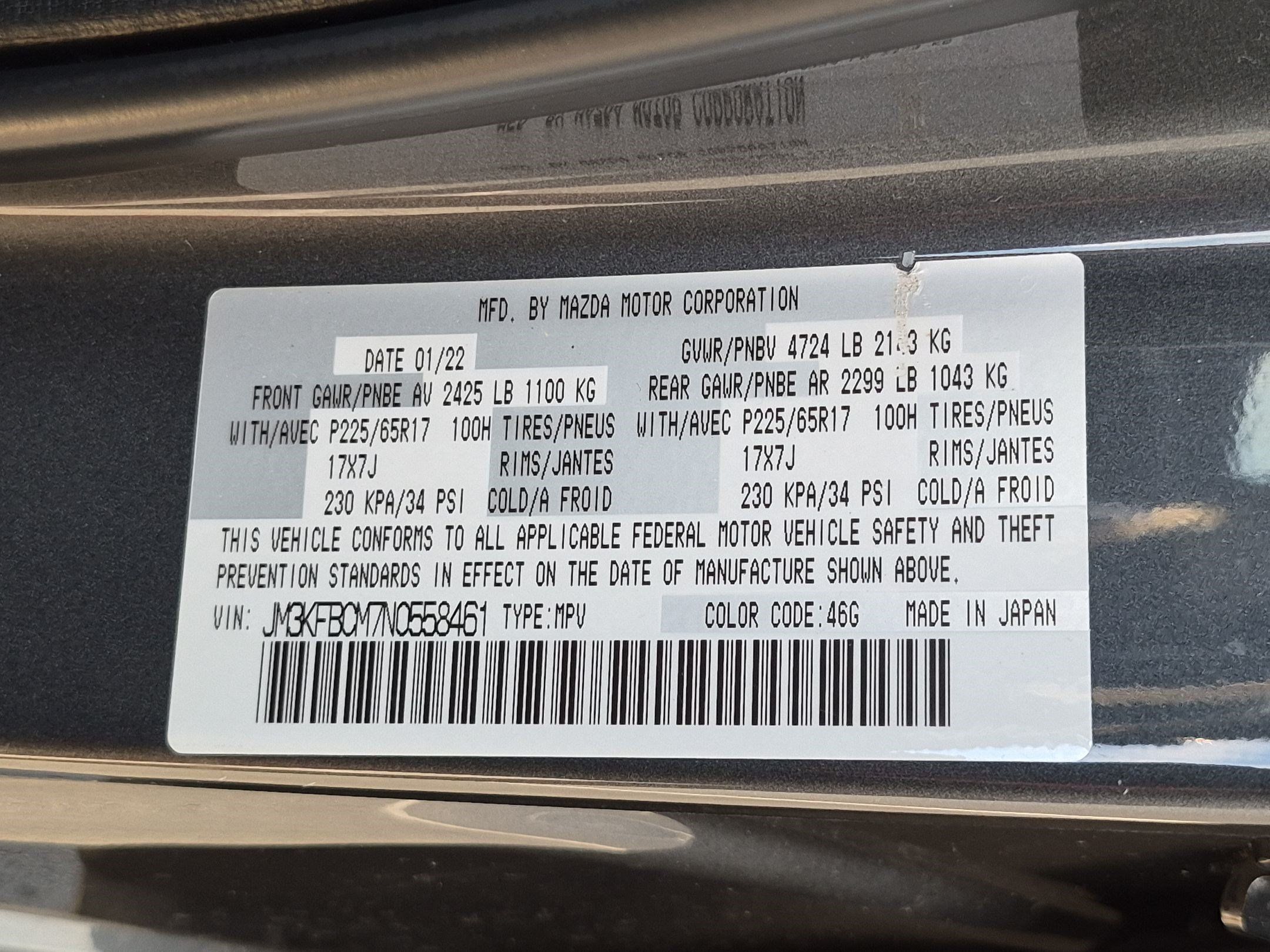 Used 2022 MAZDA CX-5 AWD 2.5 S image 23