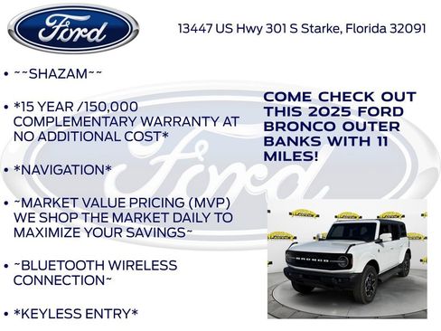 New 2025 Ford Bronco Outer Banks image 5