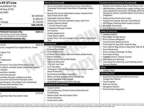 Used 2024 Kia K5 GT-Line w/ GT-Line Premium Package image 15