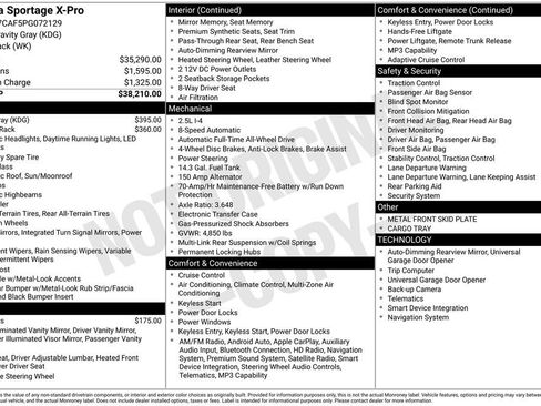 Certified 2023 Kia Sportage X-Pro AWD/4WD image 10