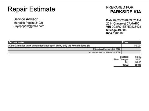 Used 2014 Chevrolet Camaro LT w/ RS Package image 4