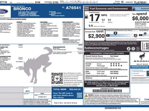 Certified 2026 Ford Bronco Badlands AWD/4WD image 31