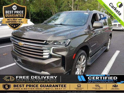 Used 2021 Chevrolet Suburban High Country w/ Premium Package AWD/4WD image 1