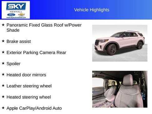 New 2026 Ford Explorer ST w/ Sun And Sound Package image 26