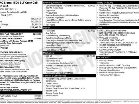 Used 2023 GMC Sierra 1500 SLT w/ SLT Premium Plus Package AWD/4WD image 20