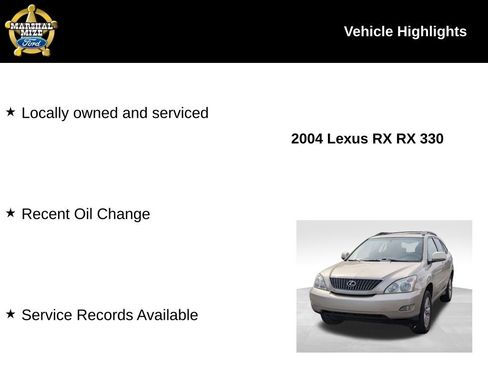 Used 2004 Lexus RX 330 image 2