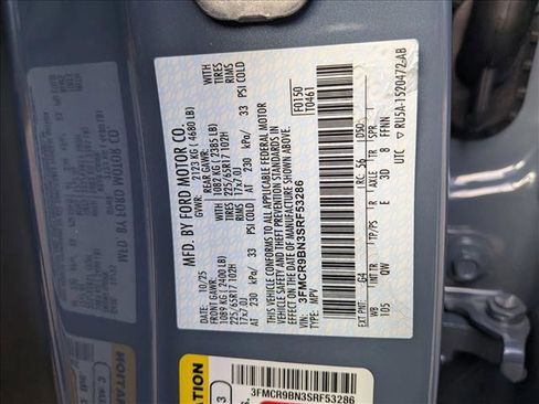 New 2025 Ford Bronco Sport Big Bend w/ Convenience Package image 16