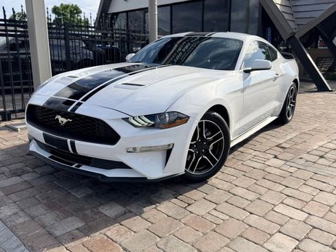 Used 2021 Ford Mustang Premium w/ Carbon Sport Interior Package RWD image 1
