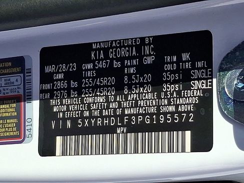 Certified 2023 Kia Sorento X-Line EX image 28