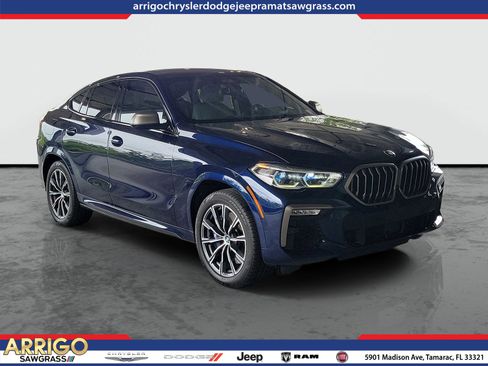 Used 2021 BMW X6 M50i w/ Executive Package AWD/4WD image 1