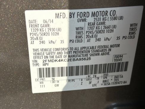 Used 2014 Ford Edge Limited w/ Equipment Group 302A AWD/4WD image 26