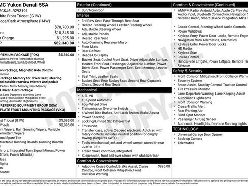 Used 2020 GMC Yukon Denali w/ Denali Premium Package image 38