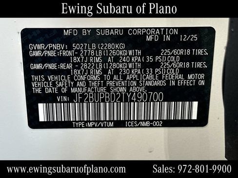 Used 2026 Subaru Outback Premium AWD/4WD image 35