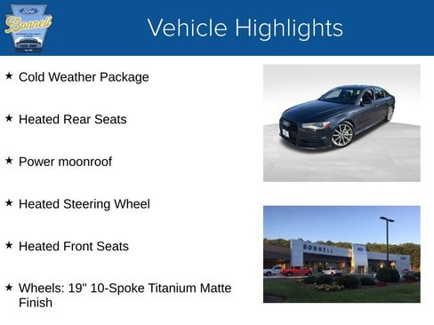 Used 2018 Audi A6 2.0T Premium w/ Cold Weather Package image 5