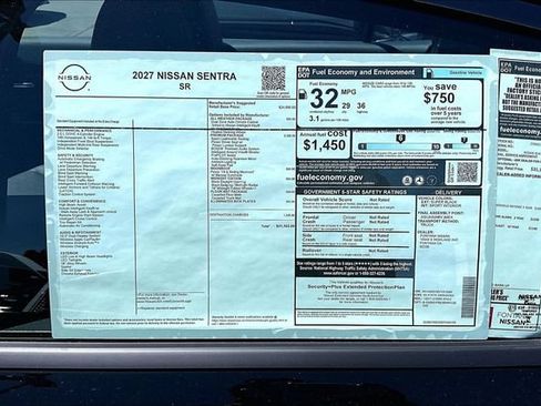 New 2027 Nissan Sentra SR w/ SR Premium Package FWD image 10