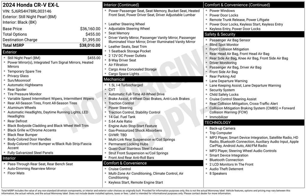 Used 2024 Honda CR-V EX-L image 6