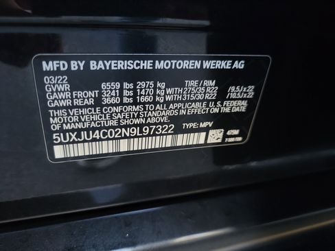 Used 2022 BMW X5 M50i w/ Executive Package image 37