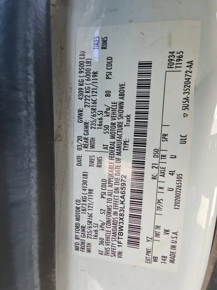 Used 2020 Ford Transit 350 148 High Roof Extended RWD image 11