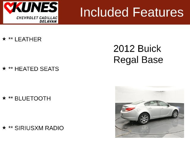 Used 2012 Buick Regal Leather FWD image 3