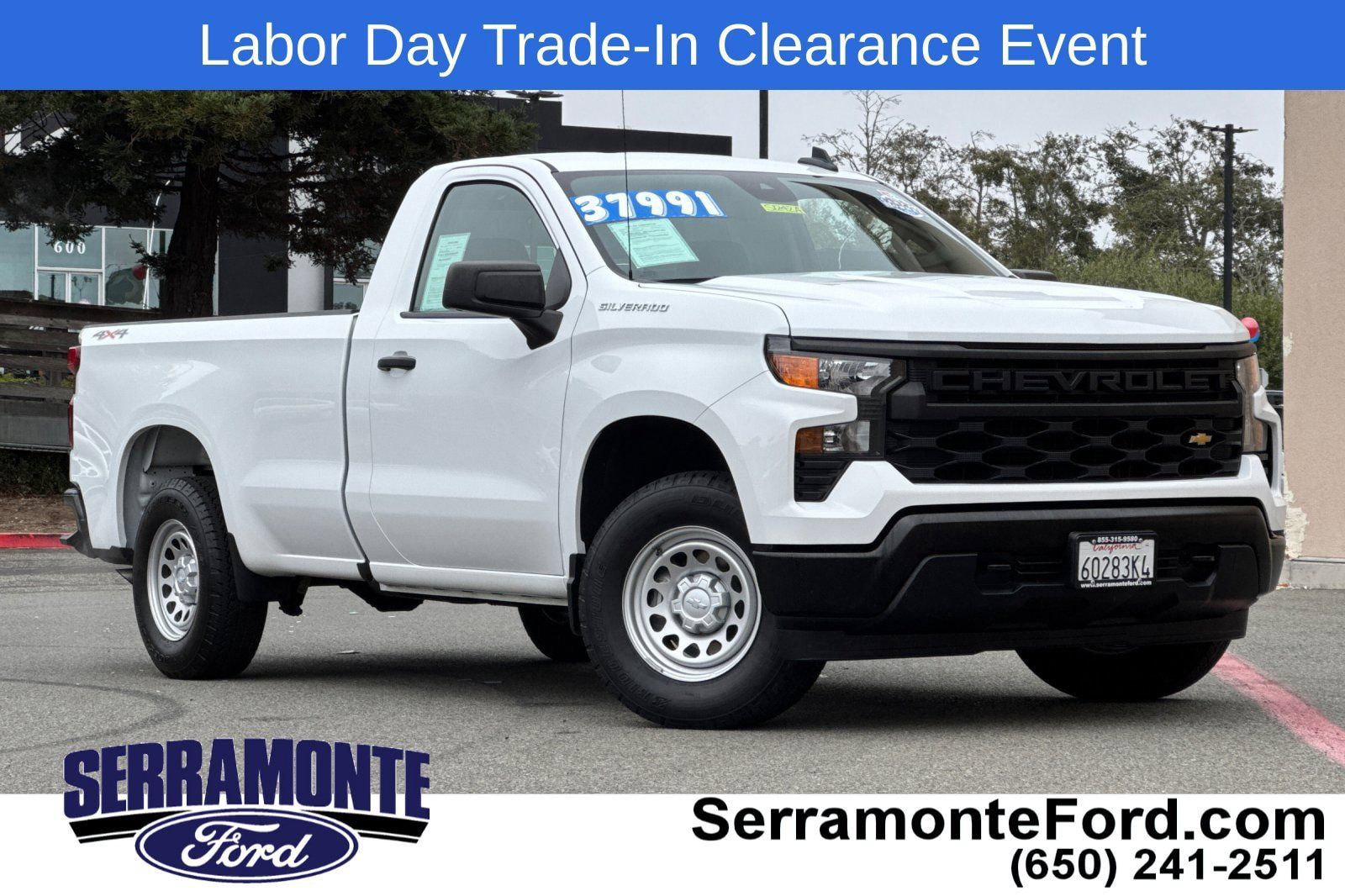 Used 2025 Chevrolet Silverado 1500 W/T w/ Trailering Package AWD/4WD image 1