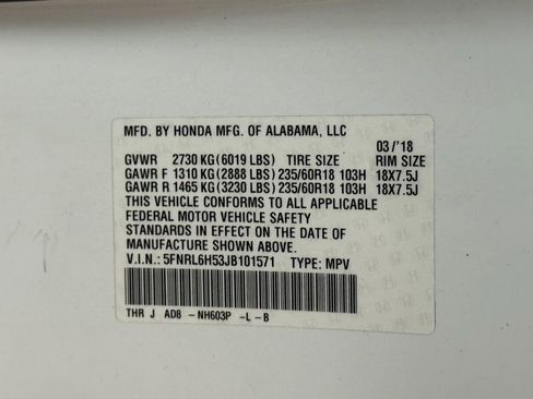 Used 2018 Honda Odyssey EX image 37