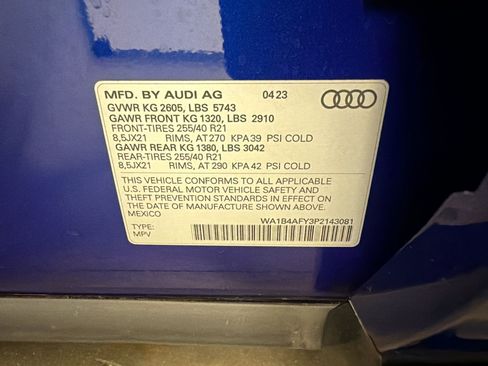 Used 2023 Audi SQ5 Premium Plus w/ Premium Plus Package AWD/4WD image 26