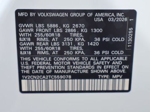 New 2026 Volkswagen Atlas Peak Edition AWD/4WD image 28