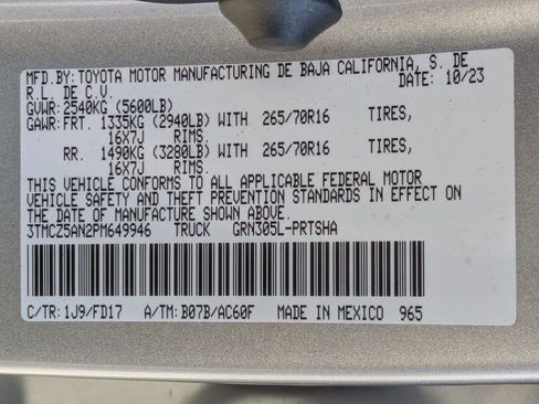 Used 2023 Toyota Tacoma 4x4 Double Cab image 22