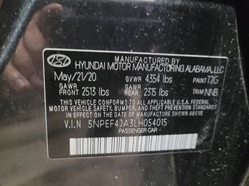 Used 2020 Hyundai Sonata SEL w/ Convenience + Sunroof Package image 33