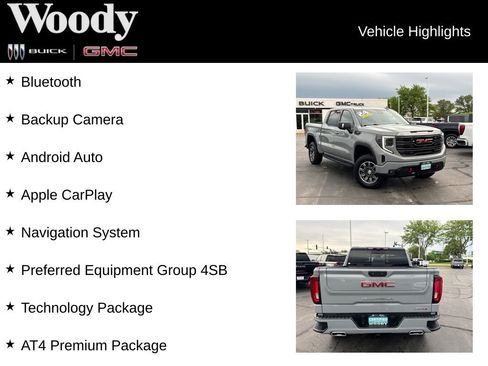 Certified 2024 GMC Sierra 1500 AT4 w/ Technology Package AWD/4WD image 3